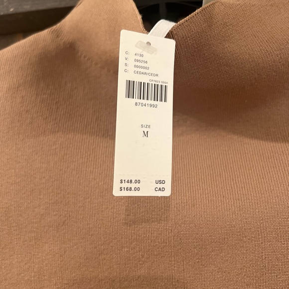 NWT By Anthropologie Mock-Neck Mini Dress Medium - Picture 4 of 7